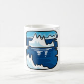 Iceberg Paysage Café Mug (Centre)