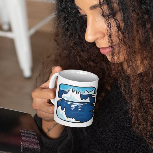 Iceberg Paysage Café Mug