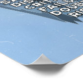 Iceberg Success Mountain Motivation Quote Poster (Hoek)