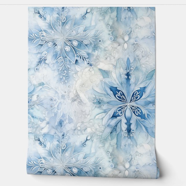 Icebound Fantasy Realm Winter Behang (Afrollen)