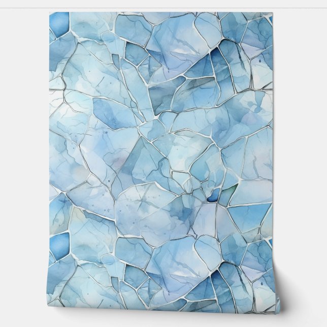 Icebound Fantasy Realm Winter Behang (Afrollen)