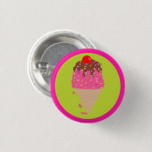 Icecream Cone Button (Voorkant /achterkant)