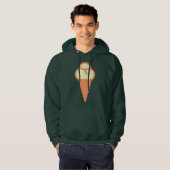 Icecream Cone-symbool Hoodie (Voorkant volledig)