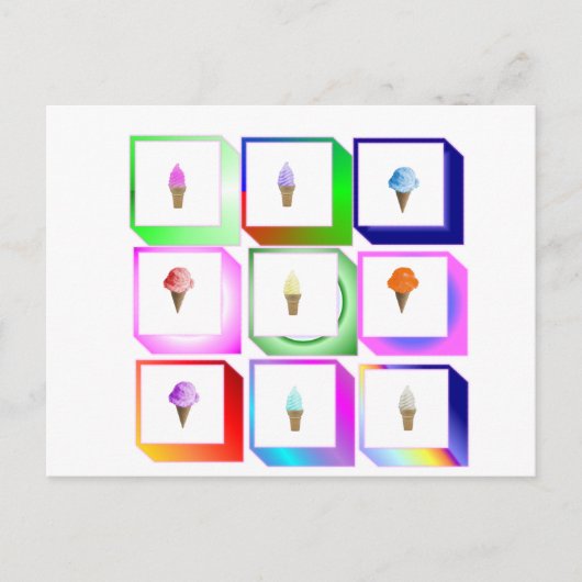 icecreamboxen briefkaart (Voorkant)