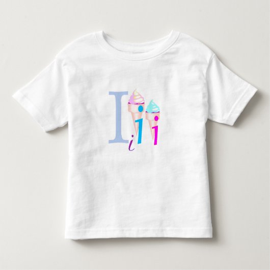 Icecreams Baby T-Shirt (Voorkant)