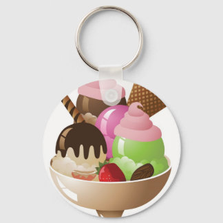 IceCreamSundae Sleutelhanger