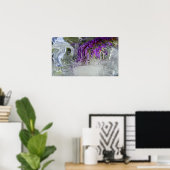 Iced Black Knight Butterfly Struik, Poster (Thuiskantoor)