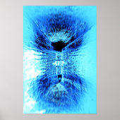 Iced Blue Poster (Voorkant)