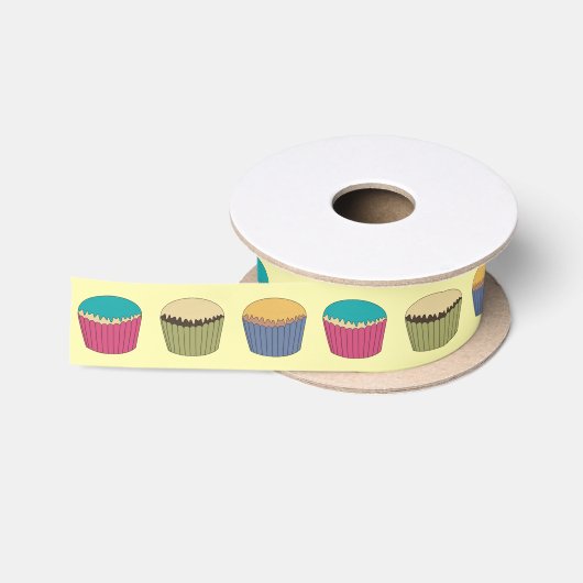 Iced Buns Cupcake Cakes Colorful Pattern Lint (Spoel)