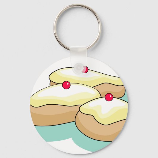 Iced Buns Sleutelhanger (Voorkant)