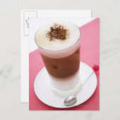 Iced Cappuccino Briefkaart (Voorkant / Achterkant)