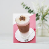 Iced Cappuccino Briefkaart (Staand voorkant)