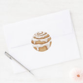 Iced Cinnamon Bun Bakery Sticker (Envelop)