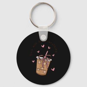Iced Coffee Citaat Zeggen Sarcasme Nk Meisjesachti Sleutelhanger