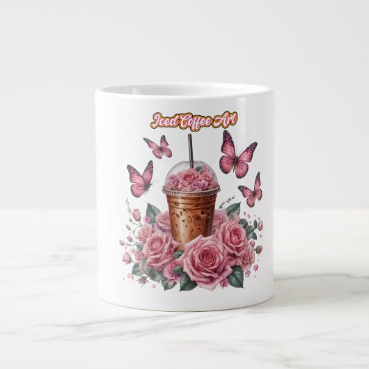 Iced Coffee Extra Grote Beker (Voorkant)