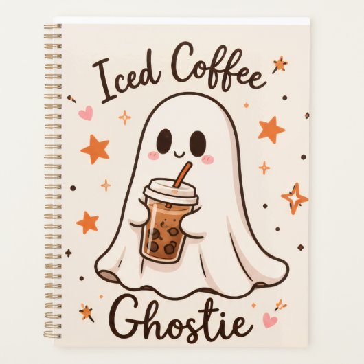 Iced Coffee Fantôme - Joli Halloween (Devant)