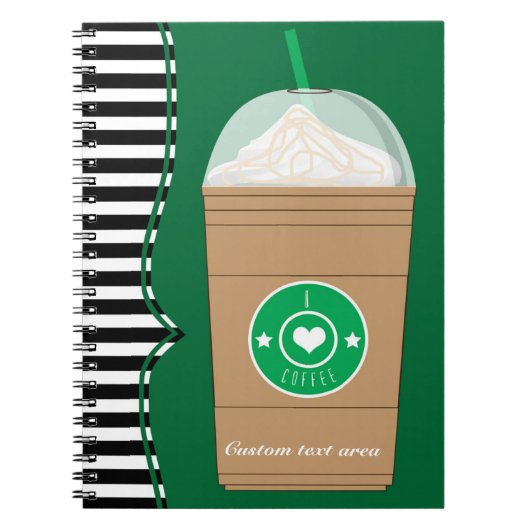 Iced Coffee Frappuccino Frap Journal Notitieboek (Voorkant)