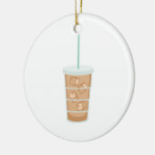 Iced Coffee Keramisch Ornament (Links)