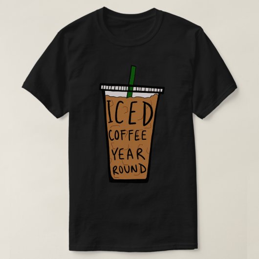 Iced Coffee T-shirt (Design voorkant)