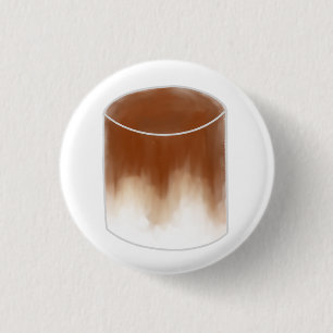 Iced Dalgona Whipped Coffee Cadeau Ronde Button 3,2 Cm