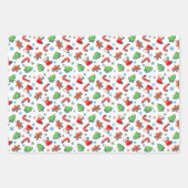 Iced kerstkoekjes inpakpapier vel (Voorkant)