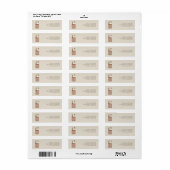 Iced Koffee Brew Mason Jar A Baby breekt Etiket (Full Sheet)