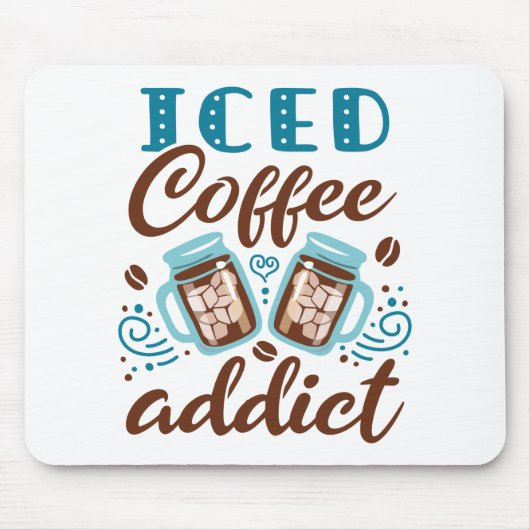 Iced koffie-advies muismat (Voorkant)