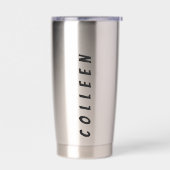 Iced koude koffie gepersonaliseerd geïsoleerde drinkbeker (Links)