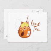 Iced Tea Briefkaart (Voorkant / Achterkant)