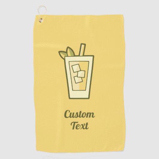 Iced Tea Golf Towel Golfhanddoek (Voorkant)
