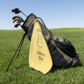 Iced Tea Golf Towel Golfhanddoek (Groen)