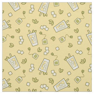 Iced Tea Pattern Fabric Stof