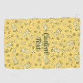 Iced Tea Pattern Golf Towel Golfhanddoek (Horizontaal)