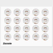 Iced White Sprinkled Bakery Donut sticker (Vel)