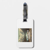 Icefields Parkway Alberta Canada Eagle Bagagelabel (Achterkant verticaal)