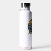 Icefields Parkway Alberta Canada Retro Waterfles (Rechts)