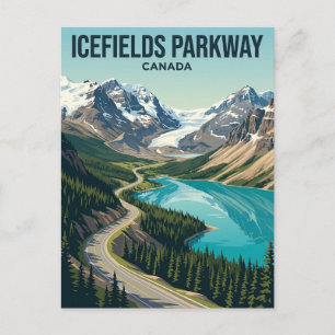 Icefields Parkway Canada Briefkaart