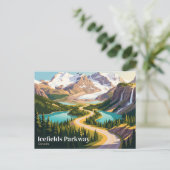 Icefields Parkway Canada Briefkaart (Staand voorkant)