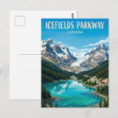 Icefields Parkway Canada Briefkaart (Voorkant / Achterkant)