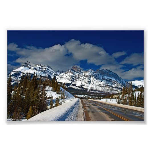 Icefields Parkway Canadian Rockies Canada Foto Afdruk (Voorkant)