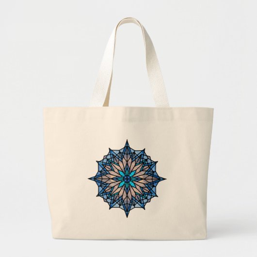 Iceflake Bag Grote Tote Bag (Voorkant)