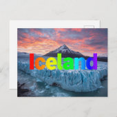 Iceland Briefkaart (Voorkant / Achterkant)