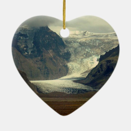 Iceland Glacier Ornament (Achterkant)