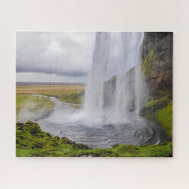 Iceland Jigsaw Puzzle - Seljalandsfoss Waterfall Legpuzzel