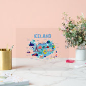 Iceland map acryl bord (Huwelijk)