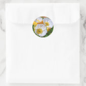 Iceland Poppy Ronde Sticker (Tas)