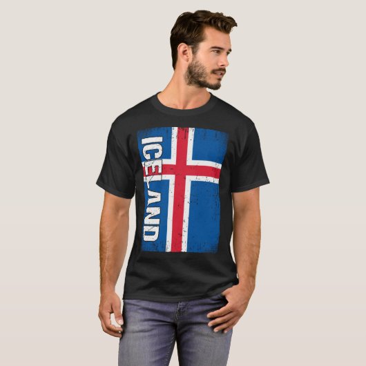 Icelander Flag Iceland T-shirt (Voorkant volledig)