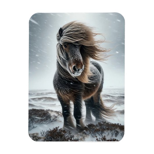 Icelandic Horse In its Element Magnet Magneet (Verticaal)
