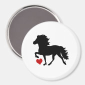 Icelandic Horse Magneet (Voorkant / Achterkant)