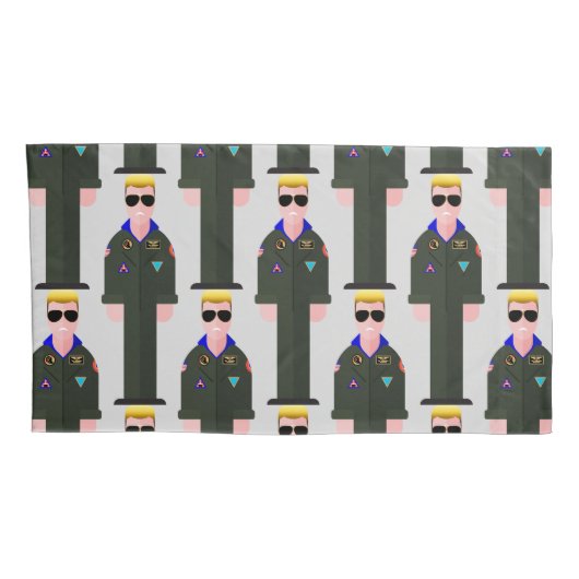 Iceman – 80s Movie Icon Pillowcase Kussensloop (Achterkant-Rechts)